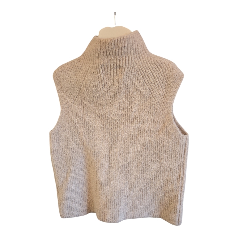 ARITZIA Wilfred Cream Sweater Vest - Picture 4 of 7